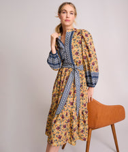 Printed Flora Dress Zoom