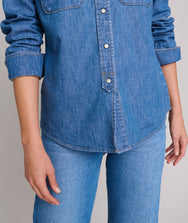 Denim Serena Shirt - FINAL SALE Zoom