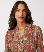 Pleated Midi Arabella Dress Zoom