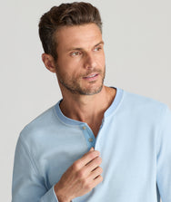 Cotton Pique Henley - FINAL SALE