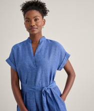 Linen Francesca Dress Zoom