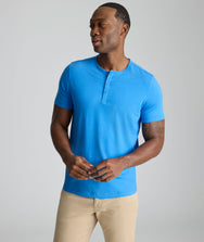 EcoSoft™ Short-Sleeve Henley Zoom