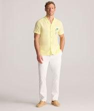 Vintage Wash Short-Sleeve Camp Collar Shirt Zoom