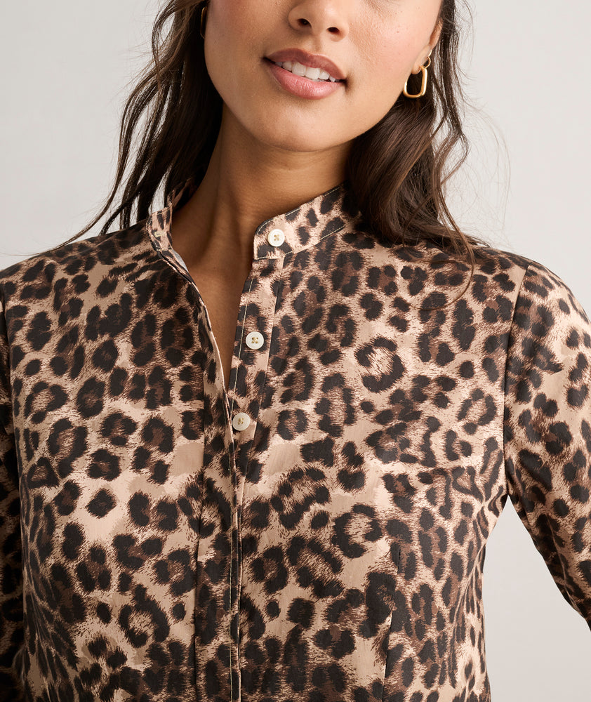 Stretch Cotton Lauren Shirt Dress