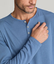 EcoSoft™ Henley - FINAL SALE Zoom