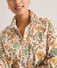 Cotton A-Line Maren Shirt Dress Zoom