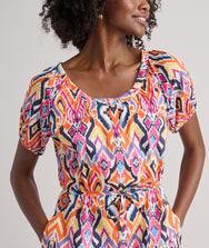 Cotton Marguerite Midi Dress Zoom
