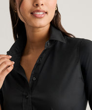 Stretch Cotton Milan Dress Zoom