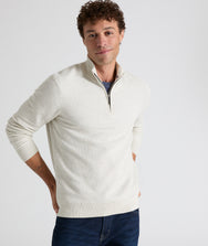 Cotton Quarter-Zip Sweater - FINAL SALE