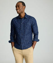 Wrinkle-Free Denim Oberton Shirt Zoom