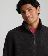 Sherpa Quarter-Zip Sweater - FINAL SALE