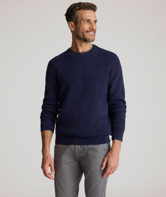 Ribbed Crewneck Sweater