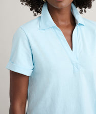 Cotton Knit Shelby Polo Zoom