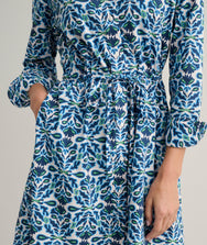 Stretch Poplin Taylor Shirtdress Zoom