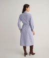 Stretch Cotton Striped Tess Shirt Dress