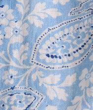 Linen Short-Sleeve Turner Shirt Zoom