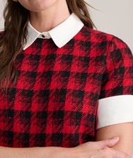 Plaid Valentina Dress Zoom