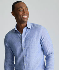 Wrinkle-Resistant Linen Vin Santo Shirt Zoom