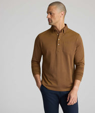 Classic Cotton Pique Long-Sleeve Polo