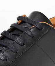 Leather Lace-Up Sneakers Zoom