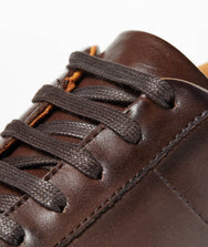 Leather Lace-Up Sneakers Zoom