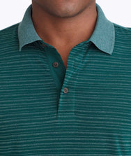 Striped Long-Sleeve Polo - FINAL SALE Zoom