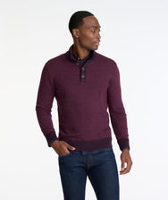 Merino Wool Button-Neck Sweater - FINAL SALE
