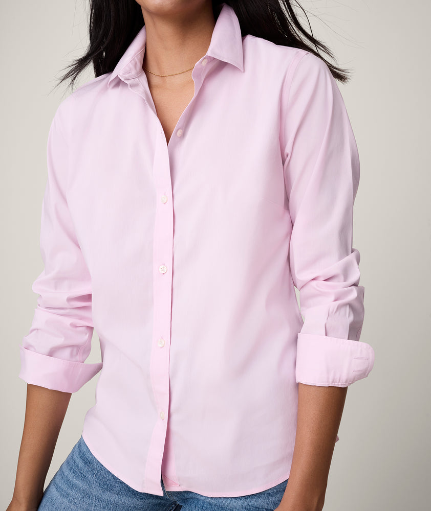 Wrinkle-Free Stretch Cotton Bella Shirt