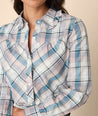 Cotton Ruffle-Collar Margot Shirt