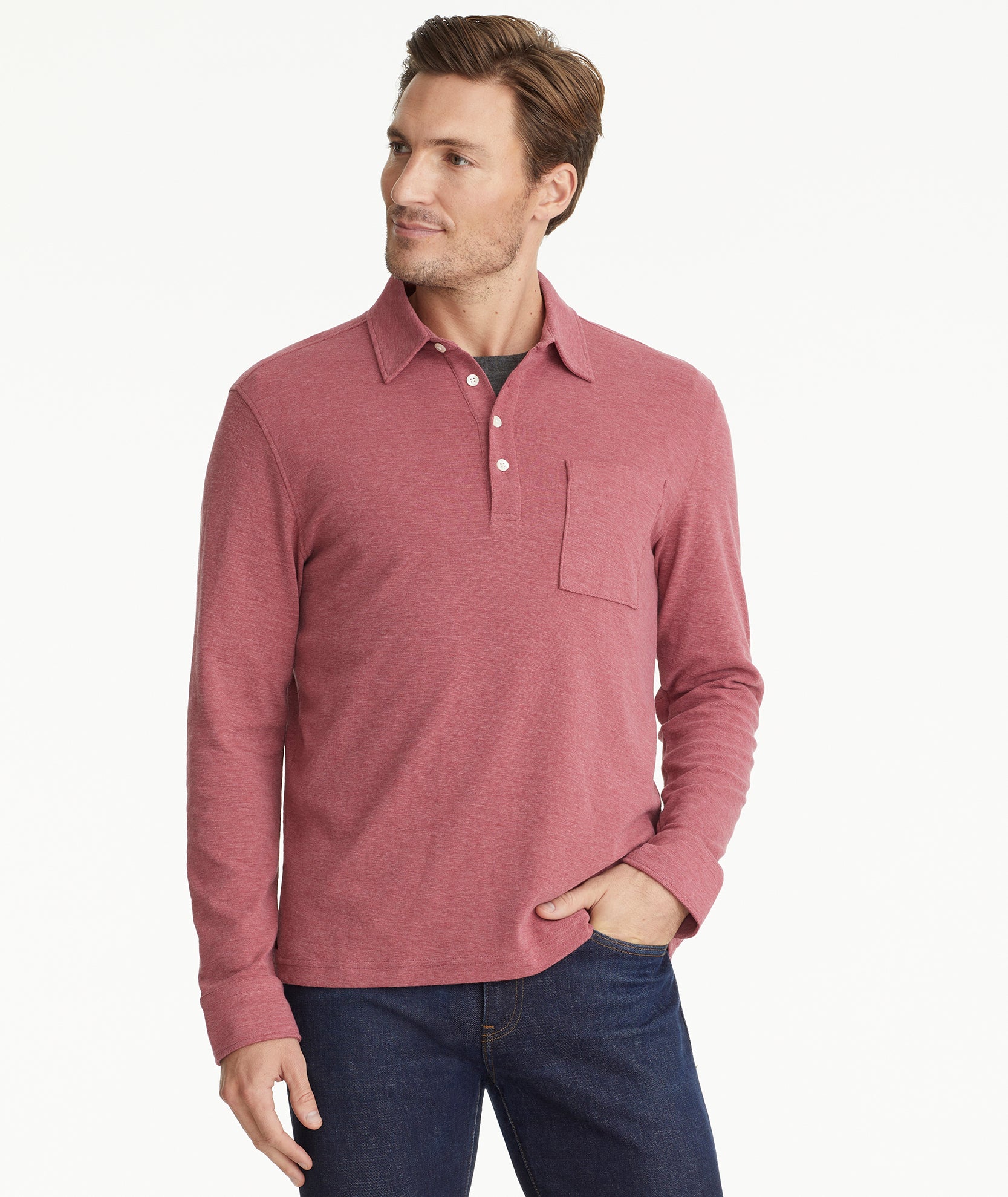 Heavyweight Polo Berry UNTUCKit