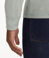Model wearing a Slate Grey Ultrasoft Long-Sleeve Henley