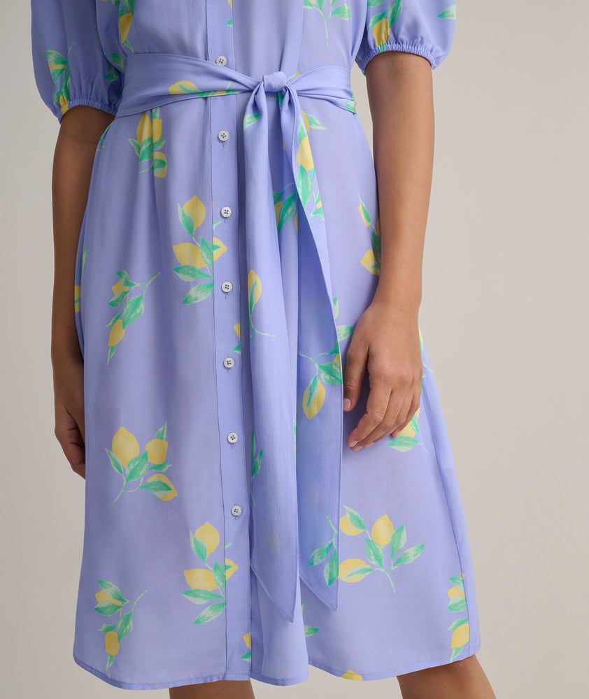 UNTUCKit | Short-Sleeve Lemon Print Midi Alix Dress - 4.30.26promotag UNTUCKit | Short-Sleeve Lemon Print Midi Alix Dress - 4.30.26promotag