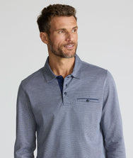 Textured Cotton Polo Zoom