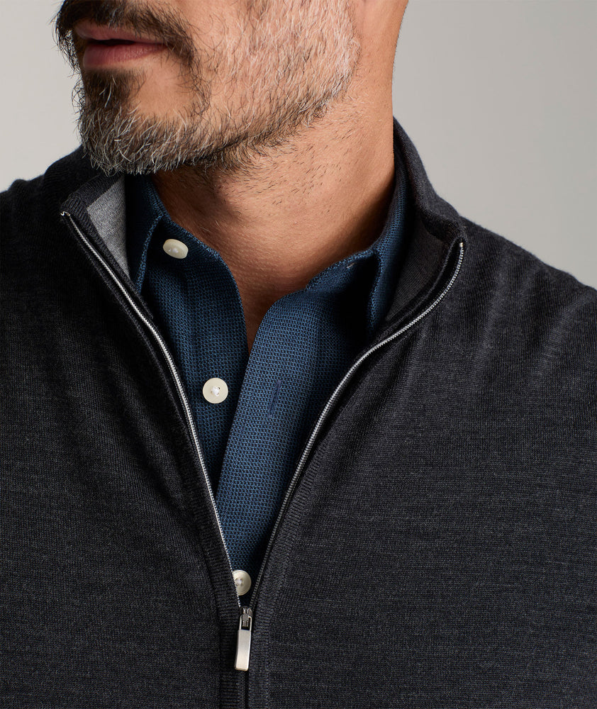 NATIVA™ Wool Full-Zip Sweater - FINAL SALE