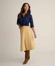 Faux Suede Amalia Skirt