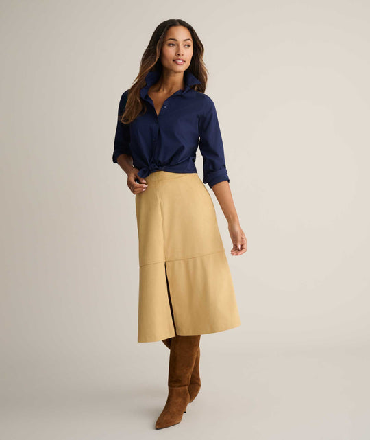 Faux Suede Amalia Skirt