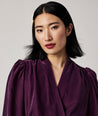 Velvet Flounce Hem Amy Dress
