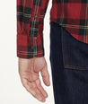 Model is wearing UNTUCKit Flannel Ardenga Shirt.