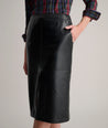 Faux Leather Aubrey Skirt