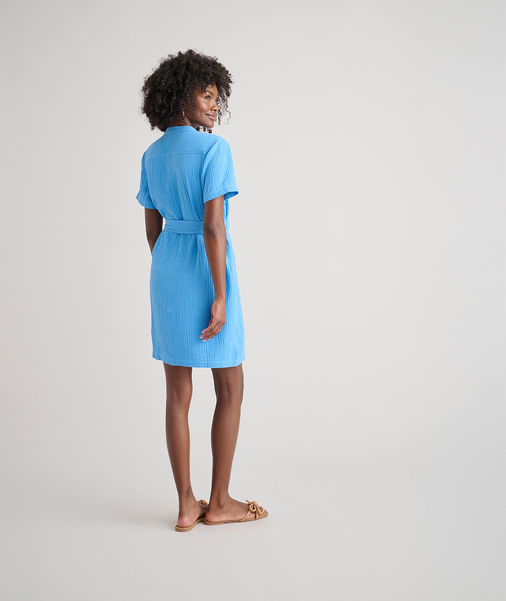 UNTUCKit | Cotton Gauze Short-Sleeve Avery Dress