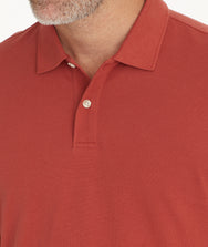 Pique Long-Sleeve Polo - FINAL SALE Zoom