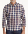 Model is wearing UNTUCKit Wrinkle-Free Barossa Shirt.