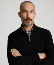 Merino Wool Quarter-Zip Sweater Zoom