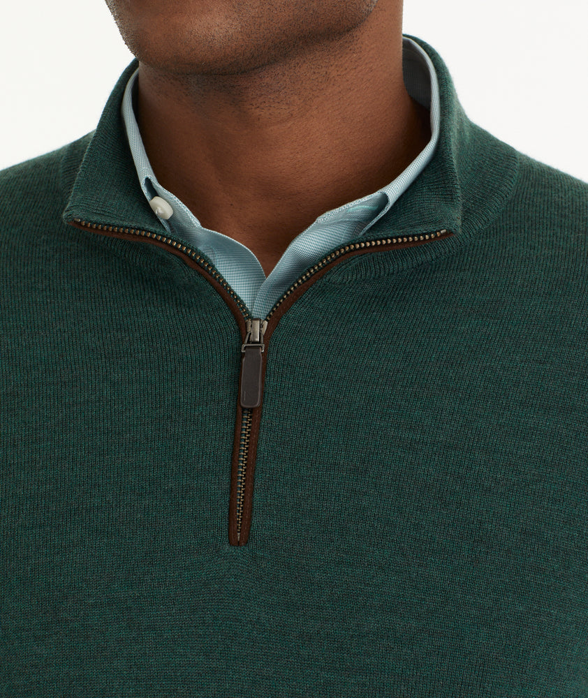 Merino Wool Quarter-Zip Sweater - FINAL SALE