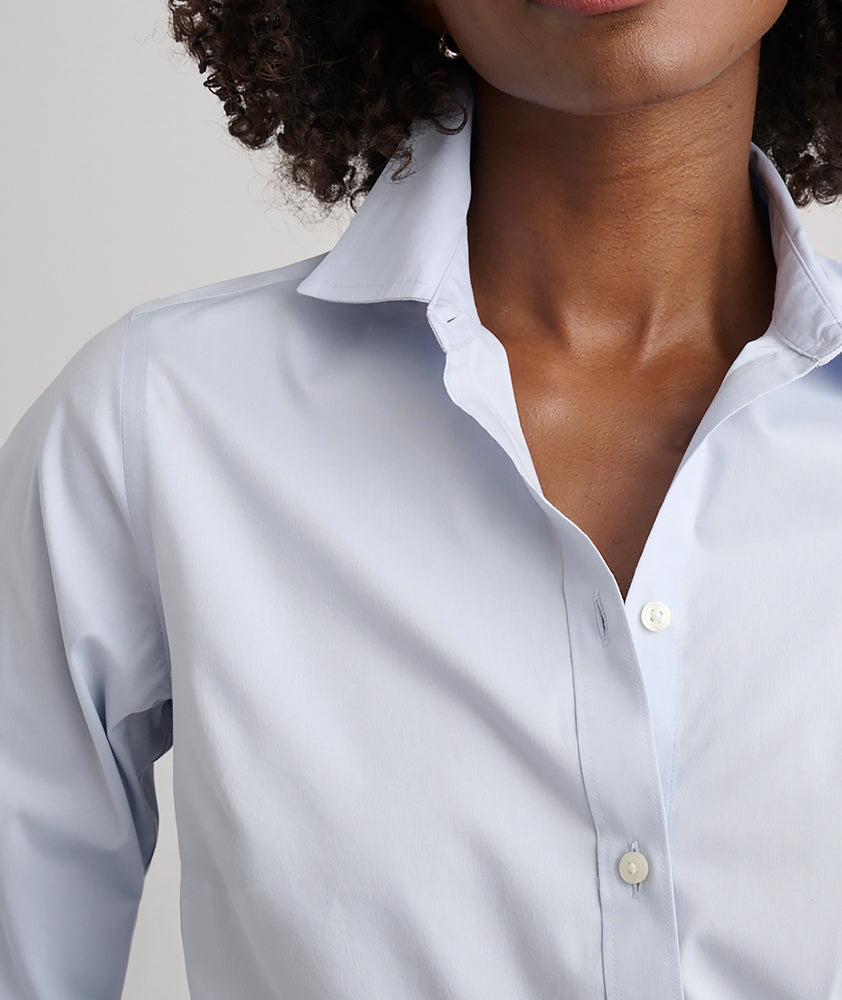 Wrinkle-Free Stretch Cotton Bella Shirt