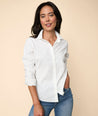 Model wearing an UNTUCKit Bella Shirt.