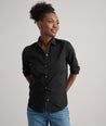 Model wearing an UNTUCKit Bella Shirt.