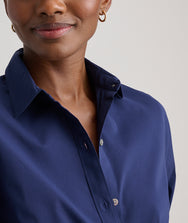 Wrinkle-Free Stretch Cotton Bella Shirt Zoom