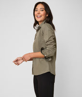 Wrinkle-Free Stretch Cotton Bella Shirt 3