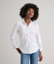 Wrinkle-Free Stretch Cotton Bella Shirt